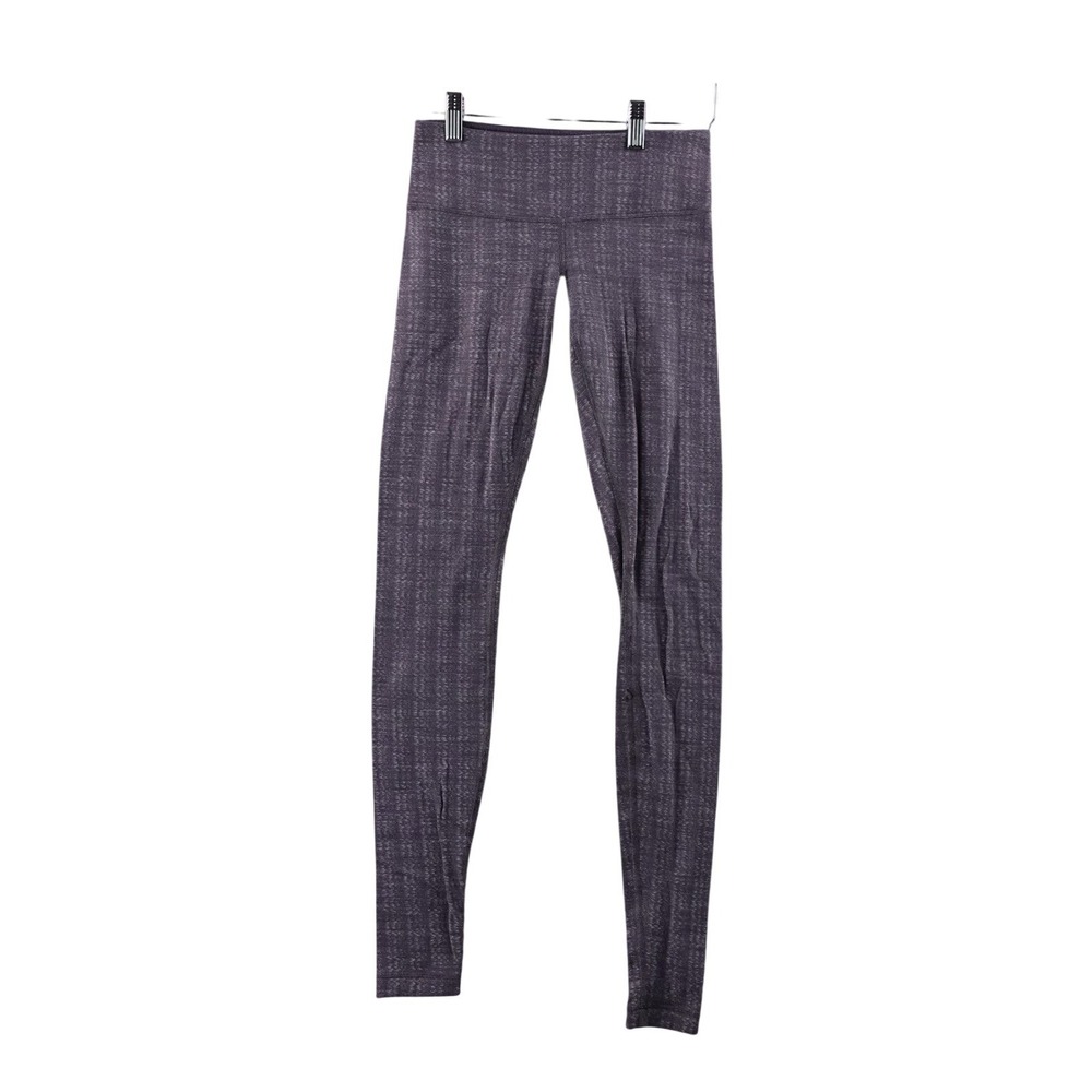 Lululemon Align High Rise Leggings Dark Gray Heathered Pattern Women's Size 6